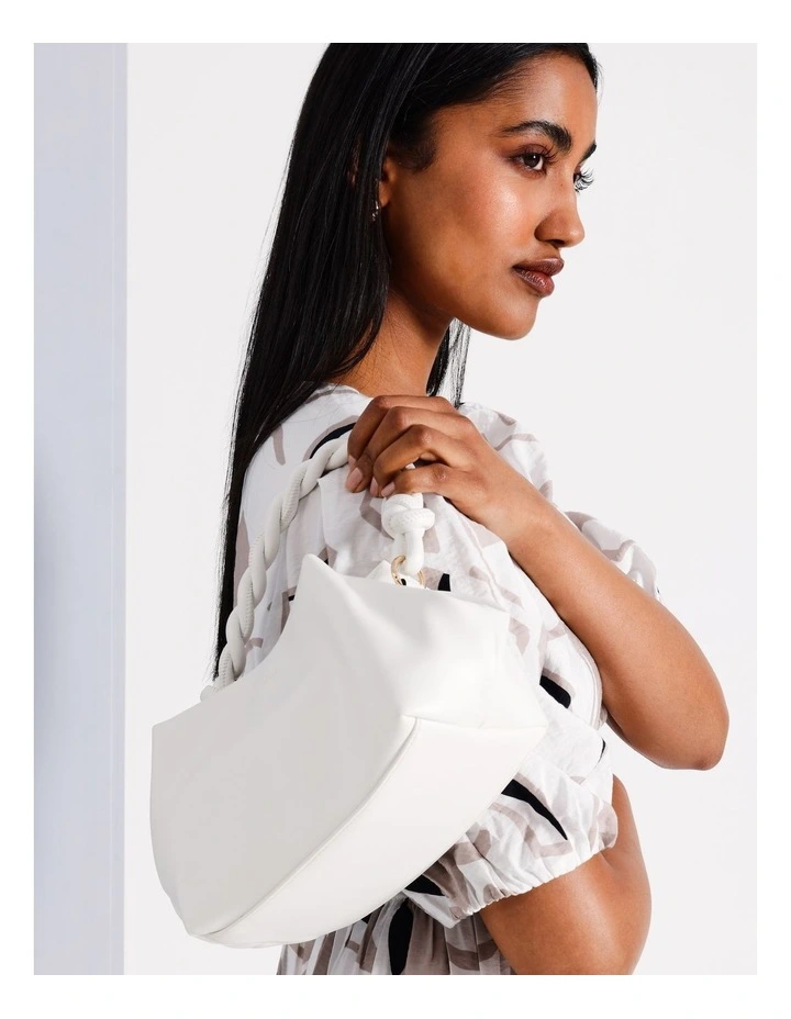 Anne Crossbody Bag in White image 4