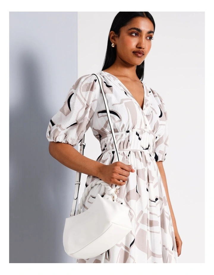 Anne Crossbody Bag in White image 6