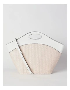 Kara Satchel Bag in White