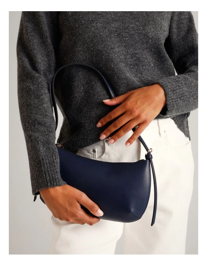 Gabriela Shoulder Bag in Navy image 2