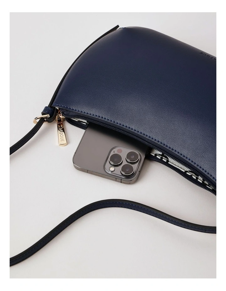Gabriela Shoulder Bag in Navy image 6