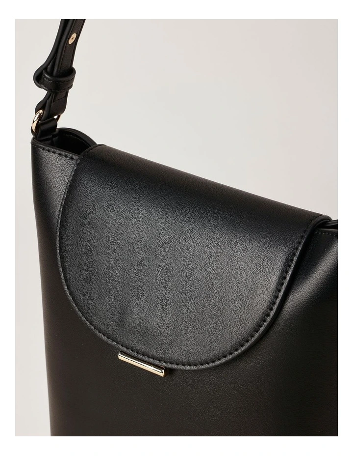 Erin Bucket Bag in Black image 3