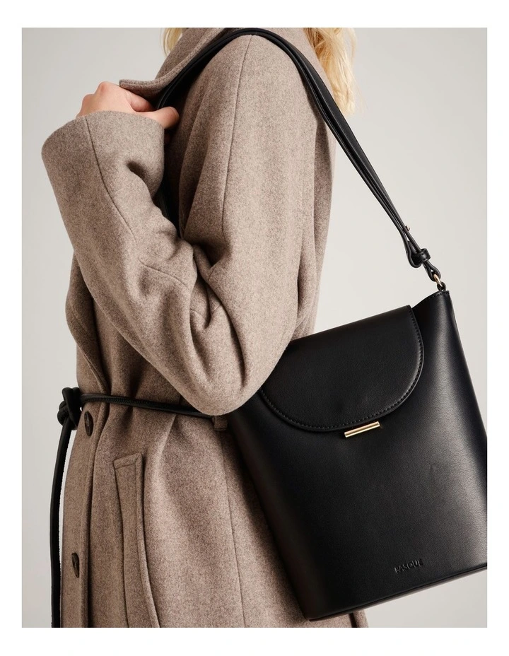 Erin Bucket Bag in Black image 4
