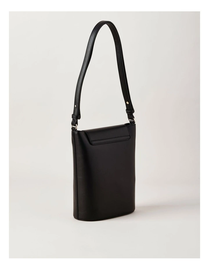 Erin Bucket Bag in Black image 7