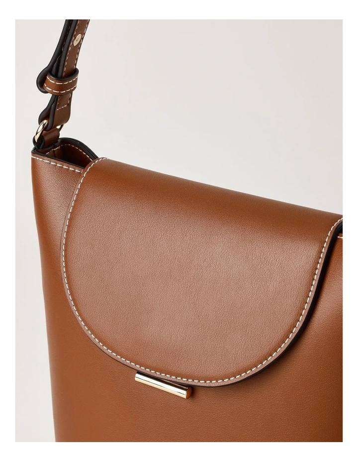 Erin Bucket Bag in Brown image 3