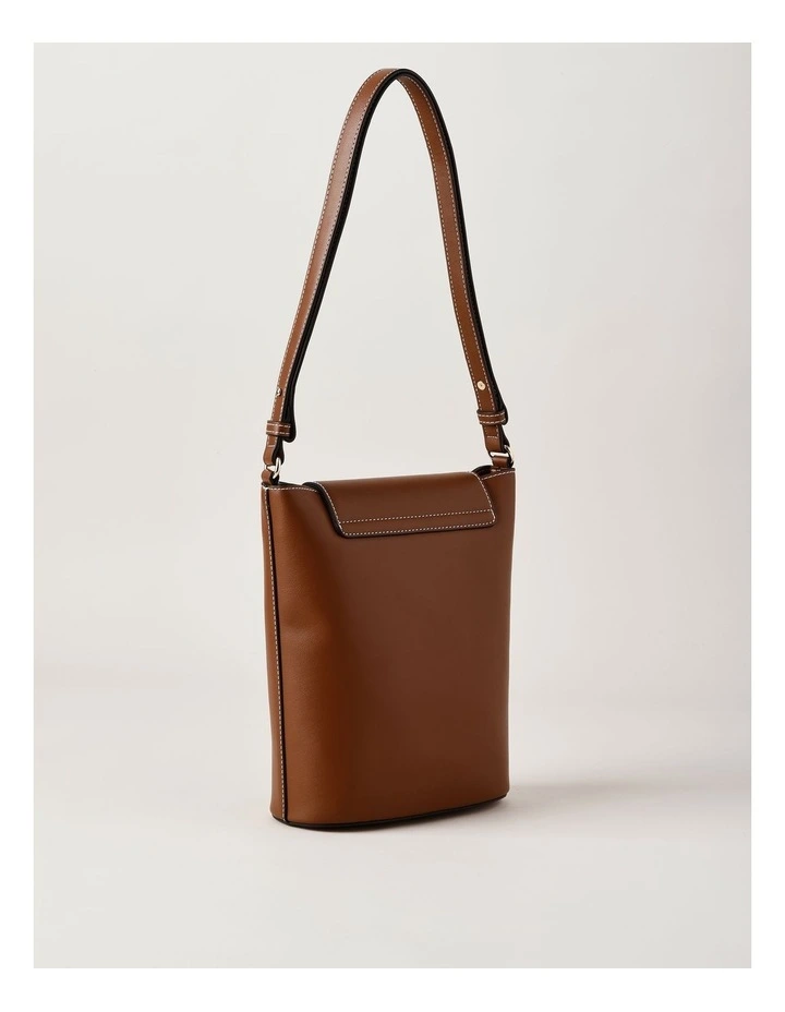 Erin Bucket Bag in Brown image 5