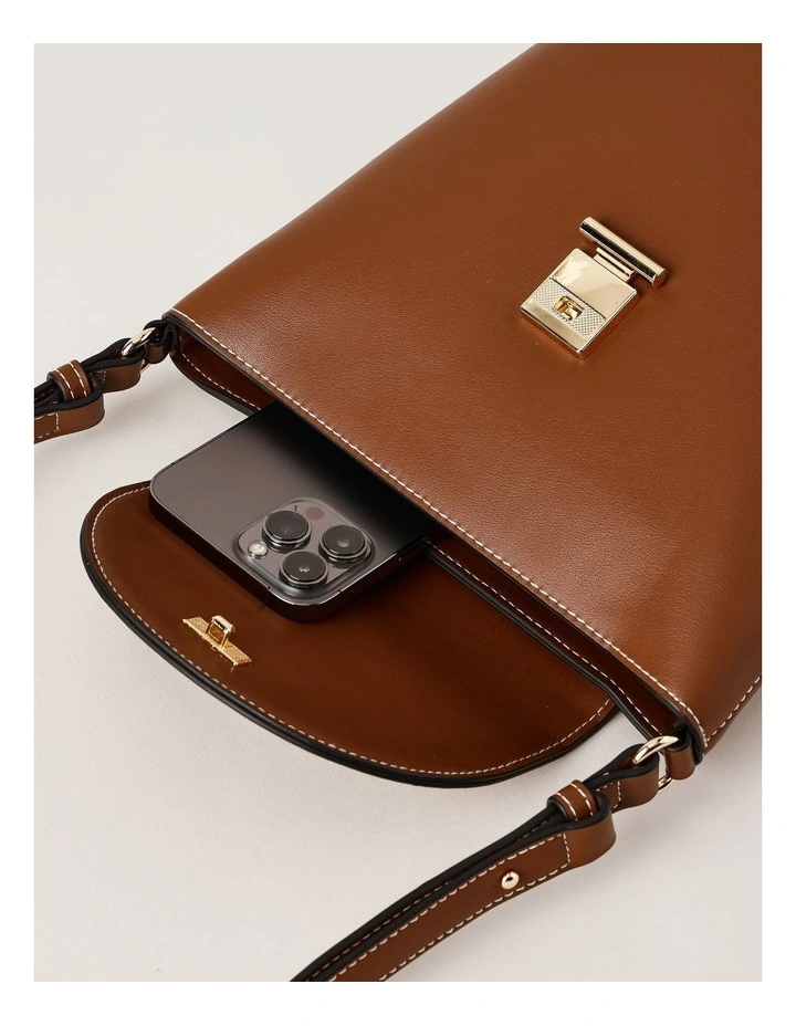 Erin Bucket Bag in Brown image 6
