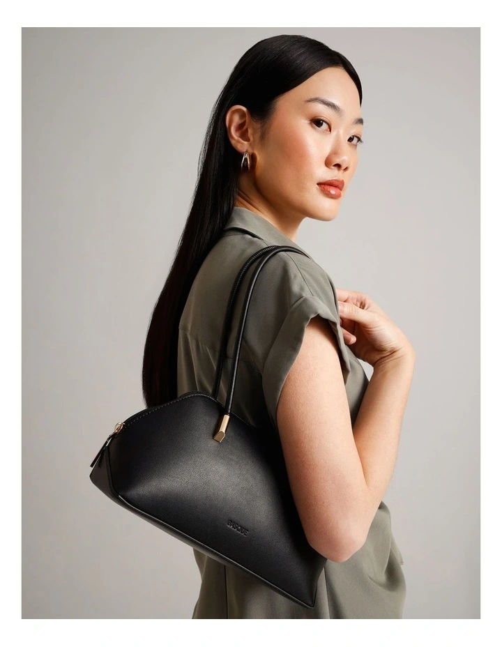Erica Shoulder Bag in Black image 2