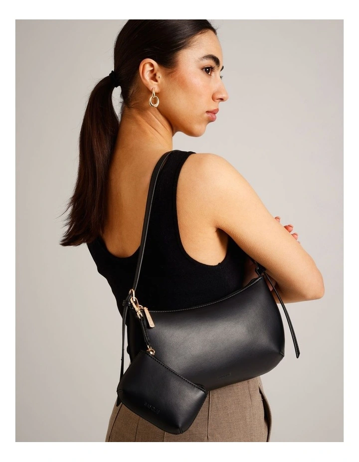 Brie Shoulder Bag in Black image 2