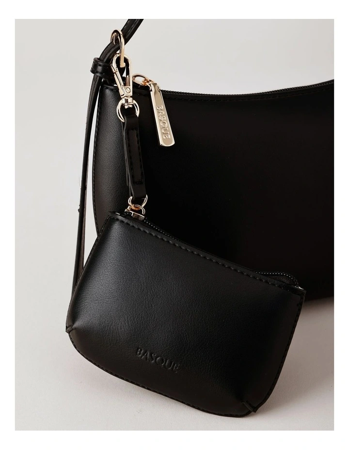 Brie Shoulder Bag in Black image 2
