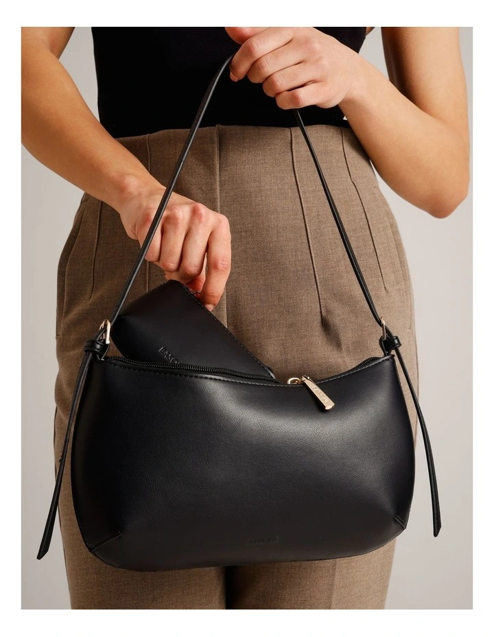 Brie Shoulder Bag in Black image 4