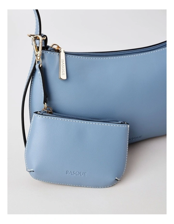 Brie Shoulder Bag in Blue image 3