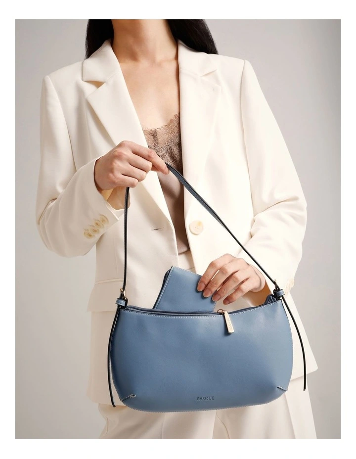 Brie Shoulder Bag in Blue image 4