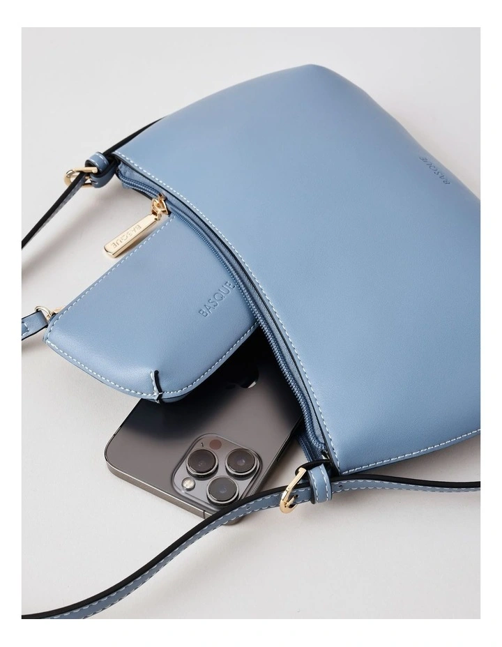 Brie Shoulder Bag in Blue image 6