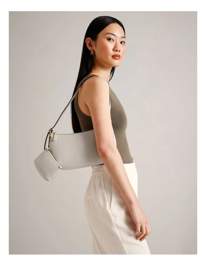Brie Shoulder Bag in Grey image 2