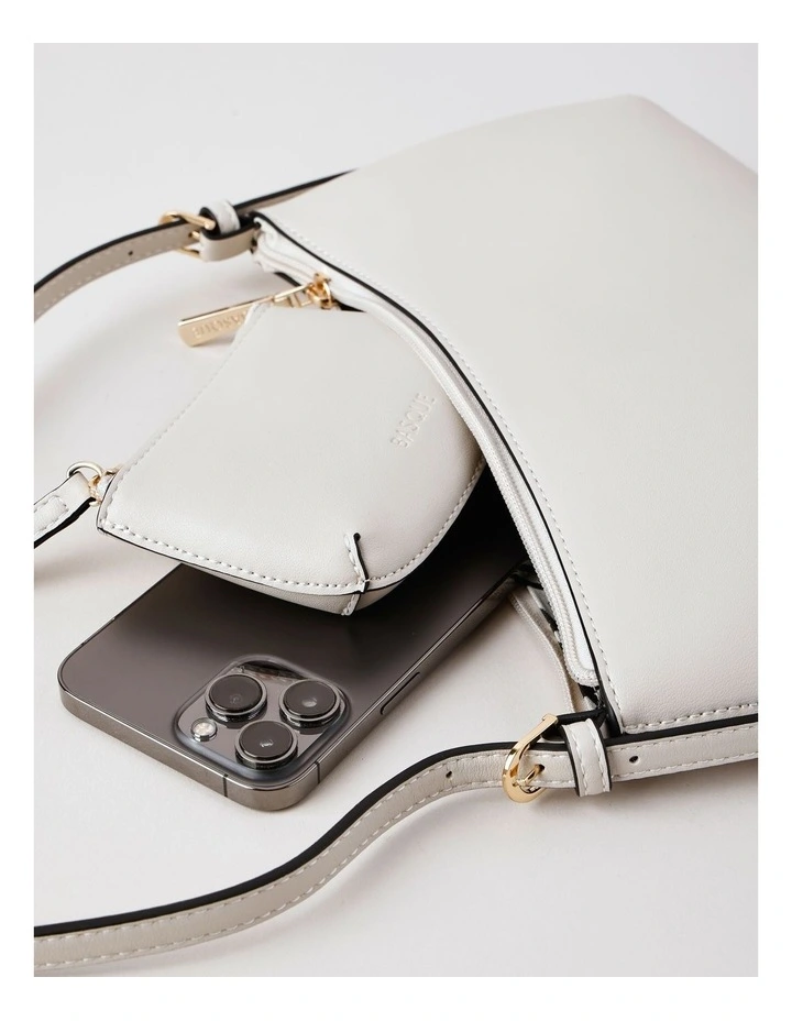 Brie Shoulder Bag in Grey image 6