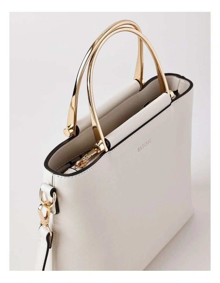 Carolina Satchel Bag in Grey image 3