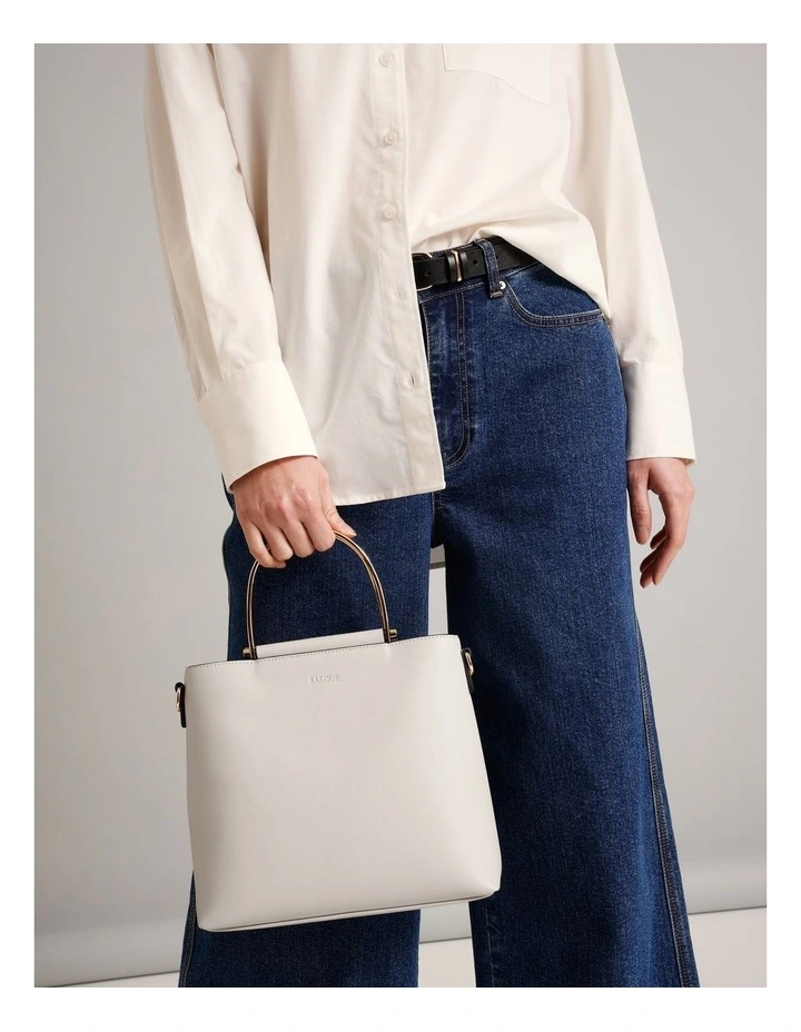 Carolina Satchel Bag in Grey image 4