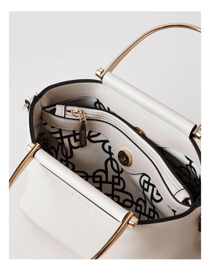 Carolina Satchel Bag in Grey image 6