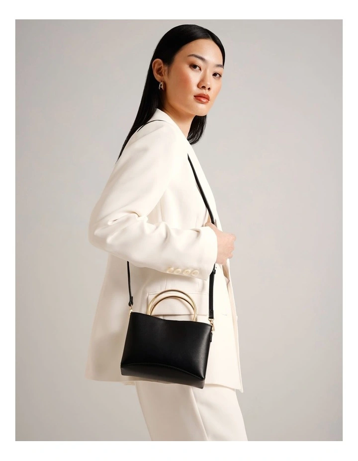 Carolina Mini Crossbody Bag in Black image 2