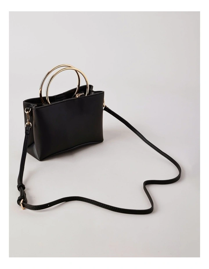 Carolina Mini Crossbody Bag in Black image 5