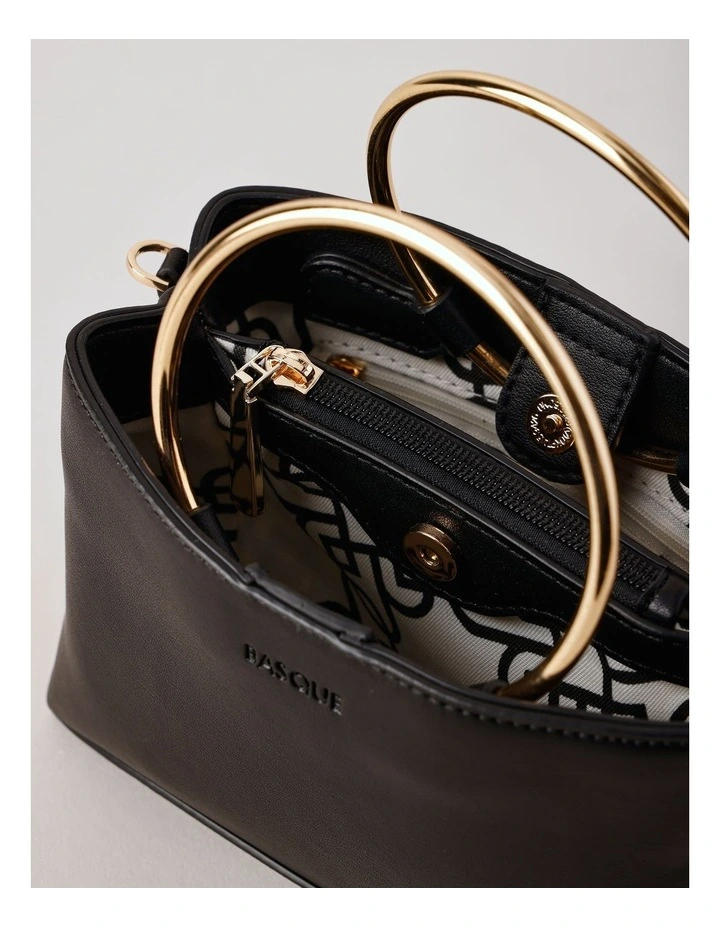 Carolina Mini Crossbody Bag in Black image 6