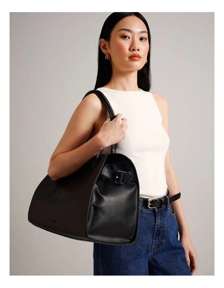 Victoria XL Tote Bag in Black image 2