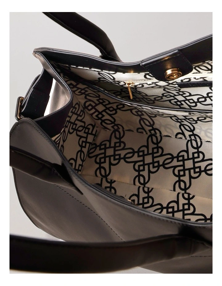 Victoria XL Tote Bag in Black image 6