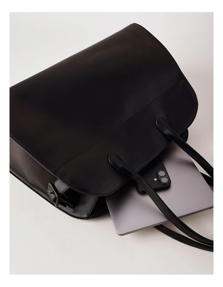 Victoria XL Tote Bag in Black image 7