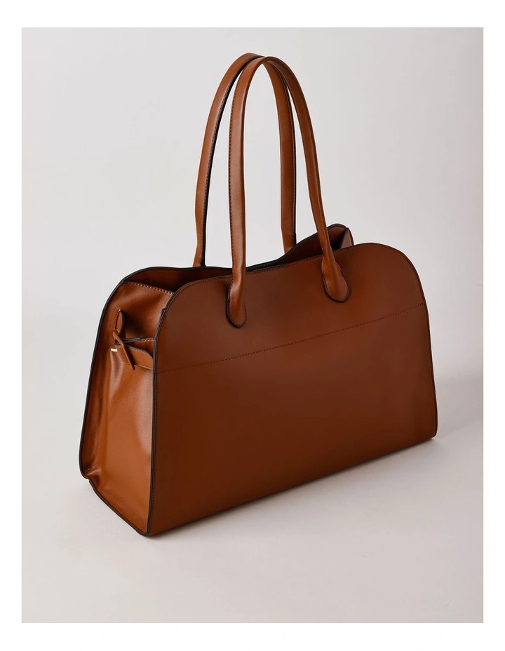 Victoria XL Tote Bag in Brown image 5