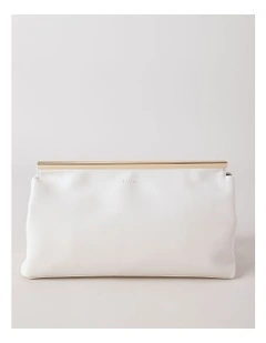 Carrie Clutch Bag in White