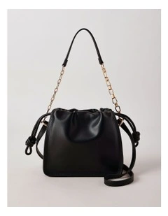 Savannah Shoulder Bag in Black