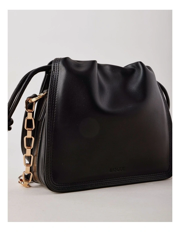 Savannah Shoulder Bag in Black image 2