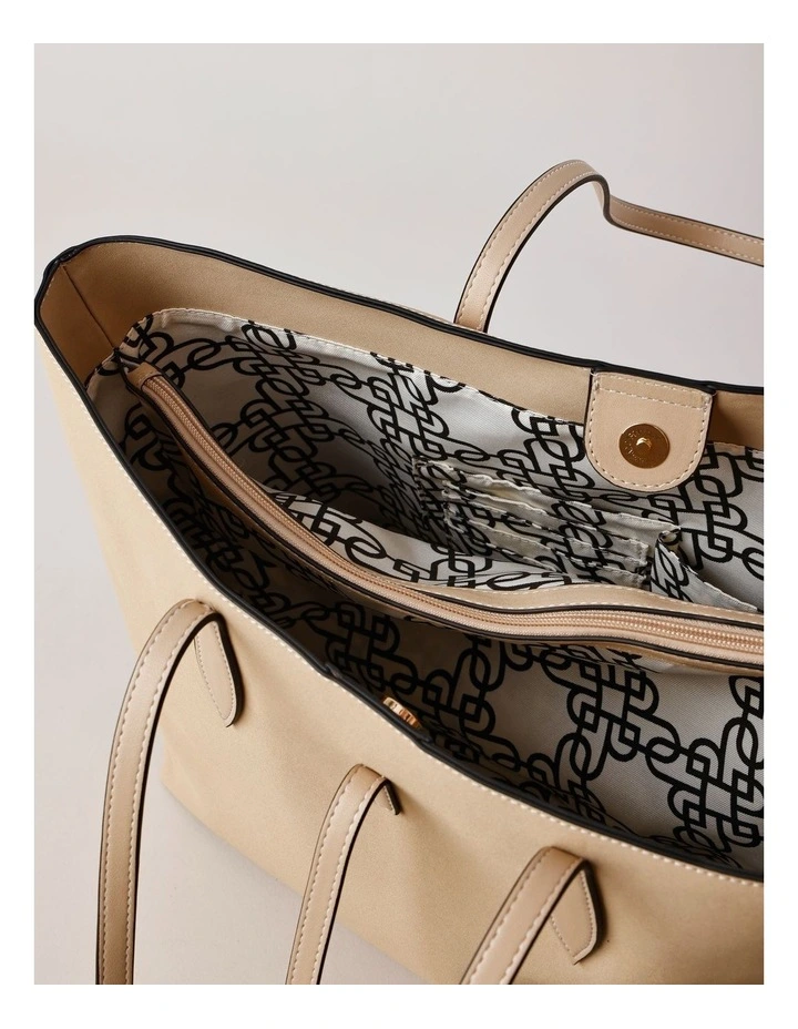 Vanessa Tote Bag in Sand image 6