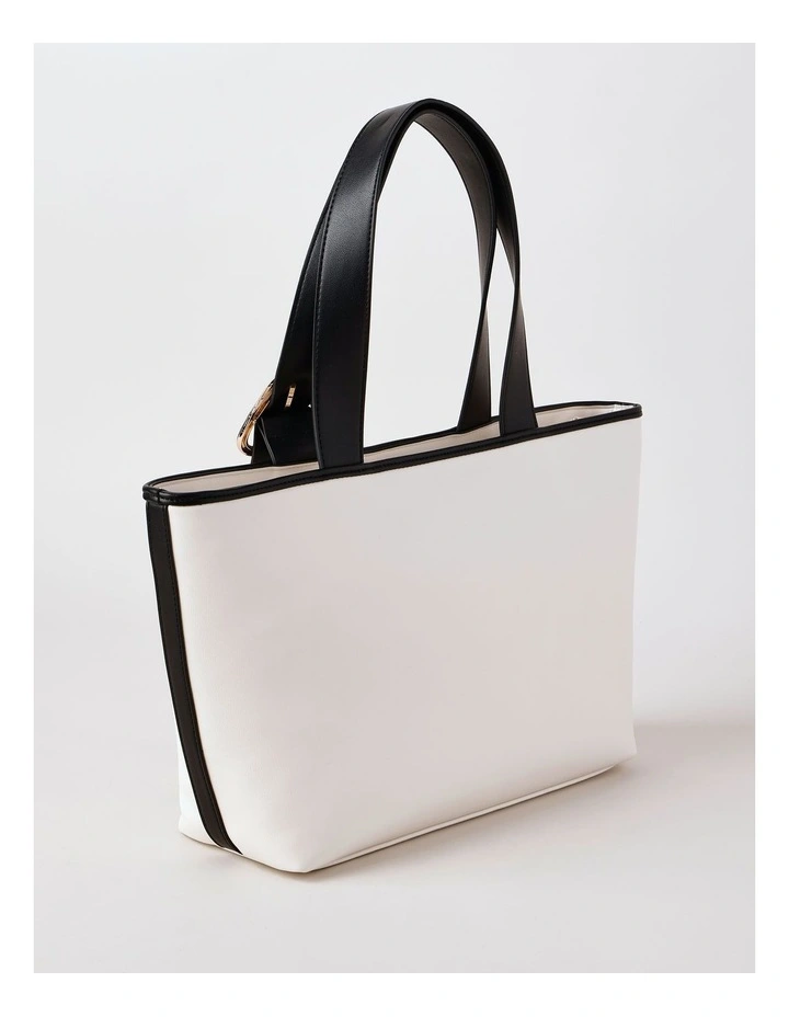 Lexie Tote Bag in White image 5