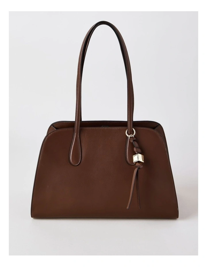 Melrose Tote Bag in Chocolate image 1