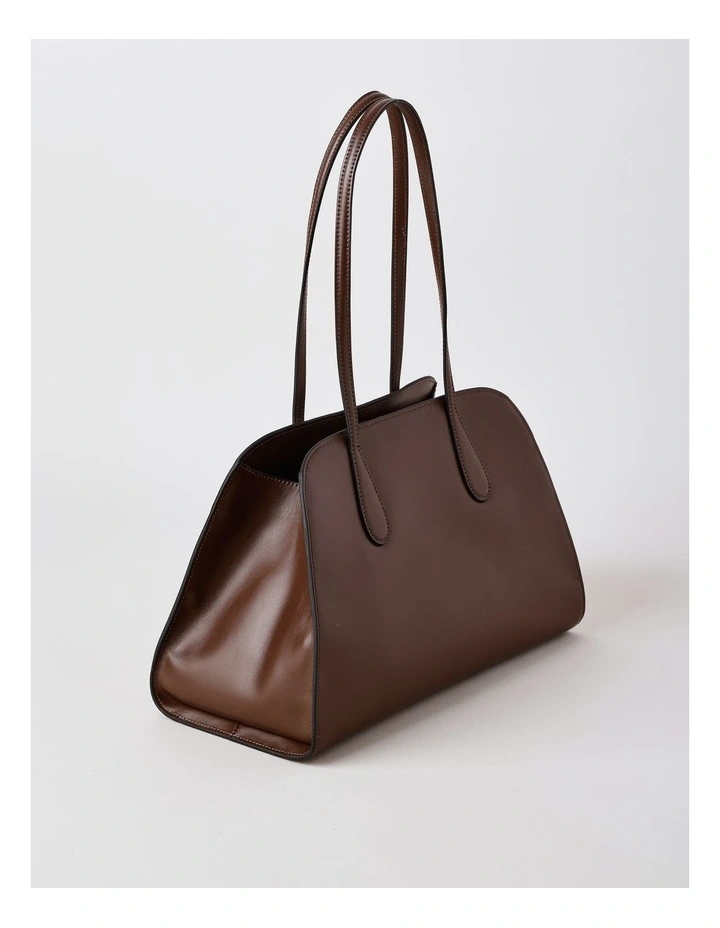 Melrose Tote Bag in Chocolate image 5