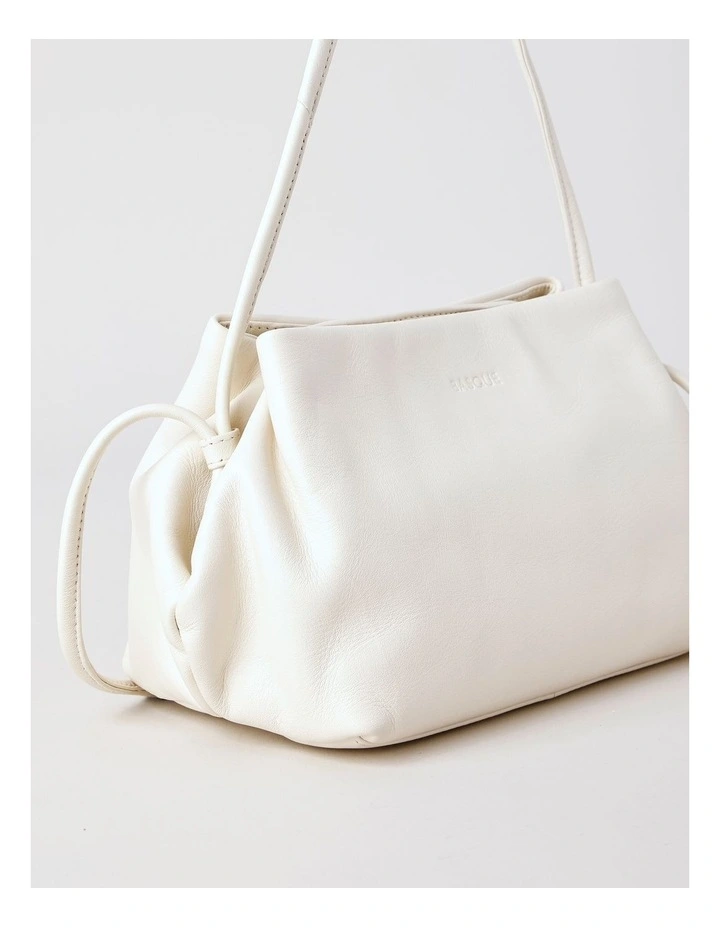 Aria Leather Crossbody Bag in Vanilla image 3