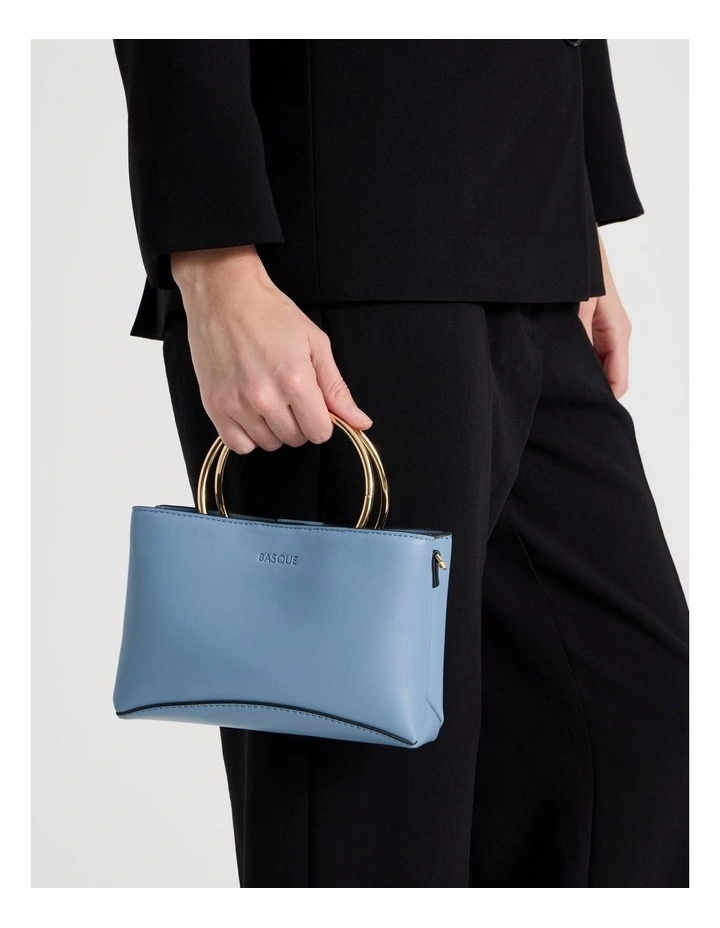 Carolina Mini Tote Bag in Blue image 6