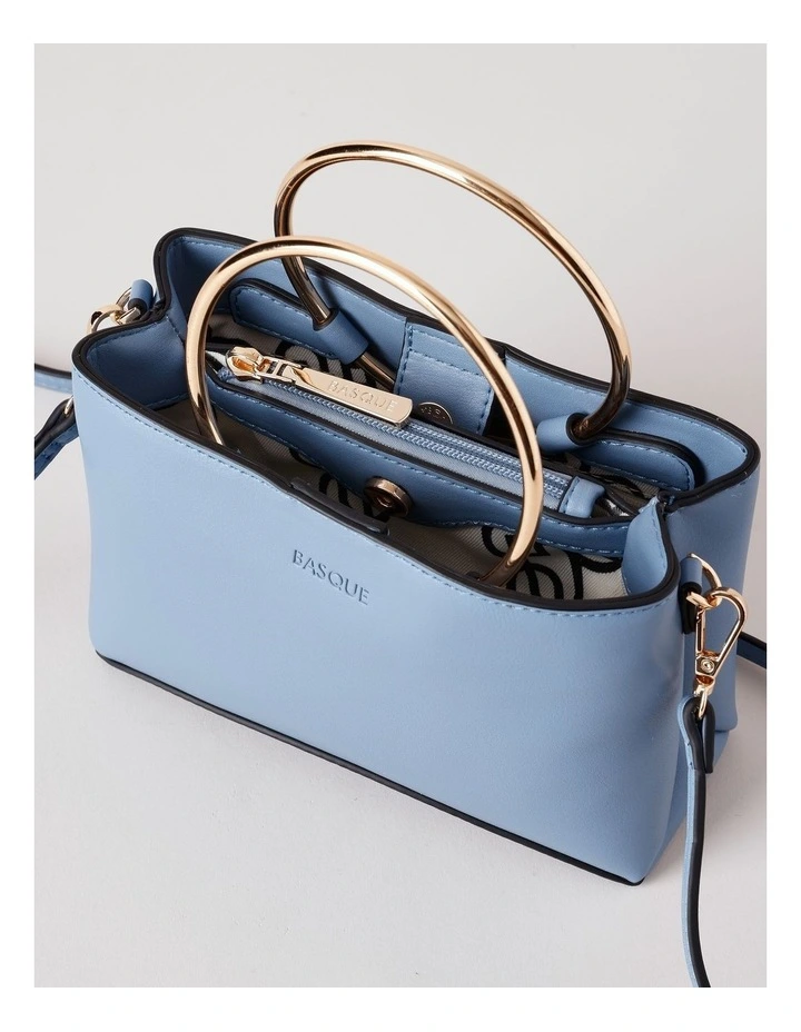 Carolina Mini Tote Bag in Blue image 7