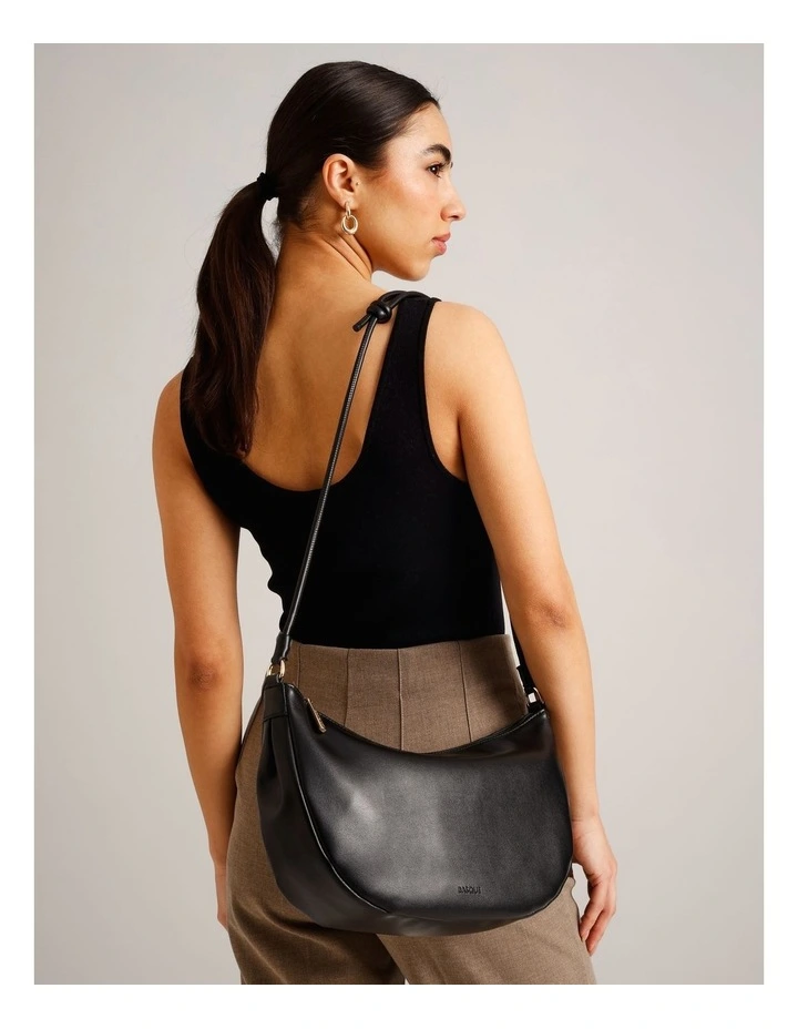 Annette Shoulder Bag in Black image 4