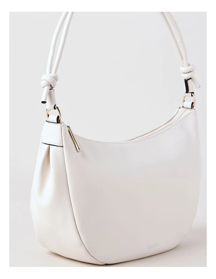 Annette Shoulder Bag in White image 3