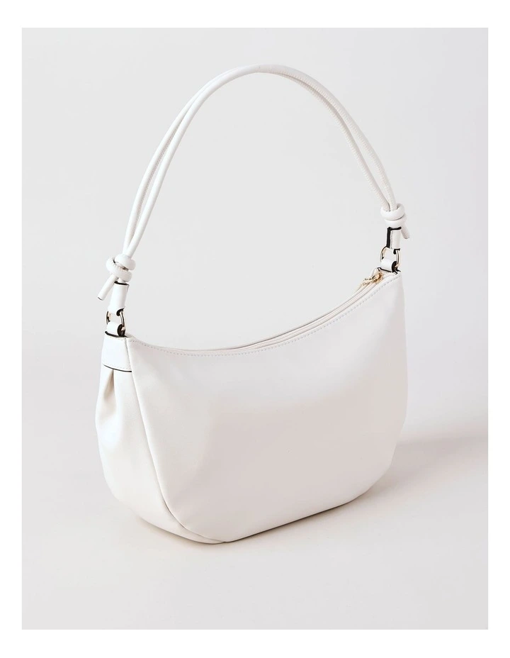 Annette Shoulder Bag in White image 5