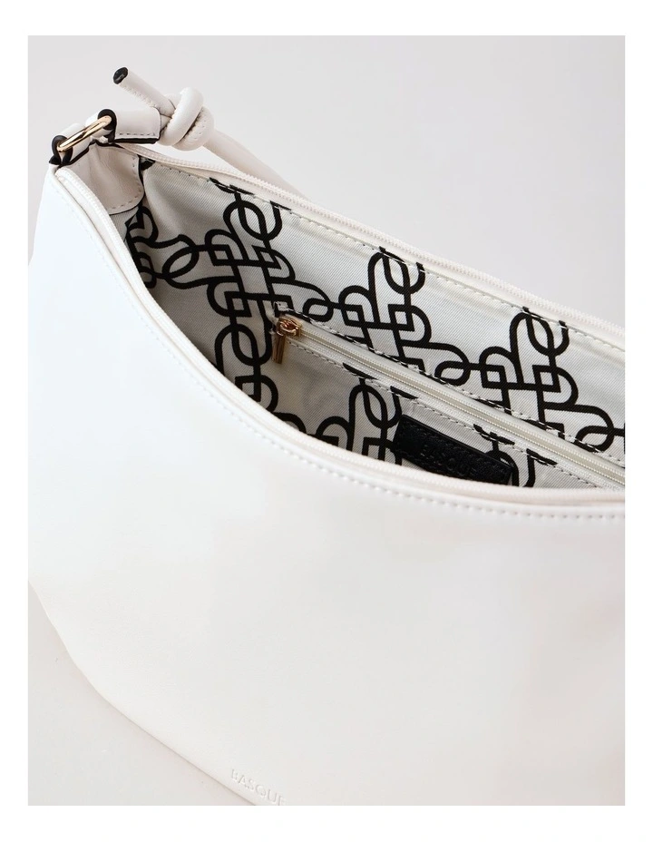 Annette Shoulder Bag in White image 6