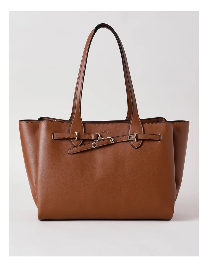 Savannah Tote Bag in Brown image 1