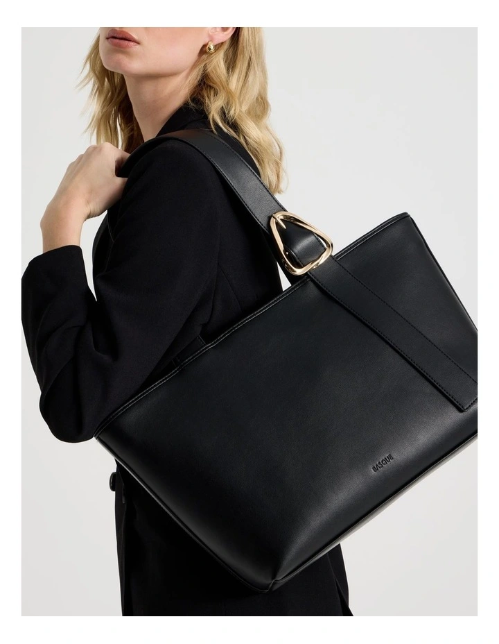 Lexie Tote Bag in Black image 4