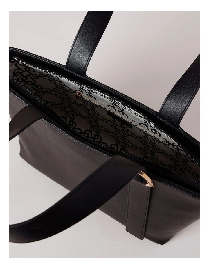 Lexie Tote Bag in Black image 7