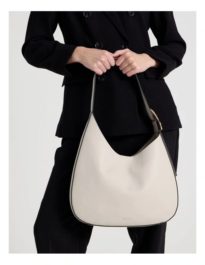 Lexie Shoulder Bag in Soft Grey image 4