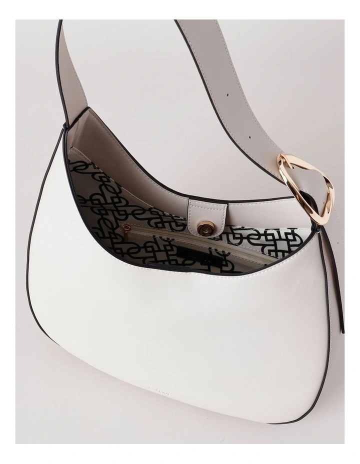 Lexie Shoulder Bag in Soft Grey image 6