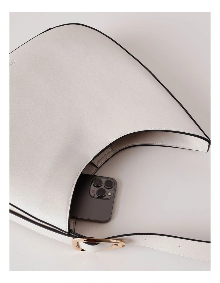 Lexie Shoulder Bag in Soft Grey image 7